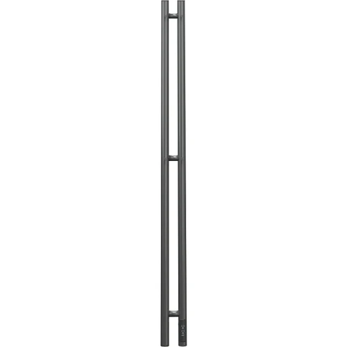 Электрический полотенцесушитель Point Деметра PN12812GB П3 80x1200 диммер справа Графит блеск