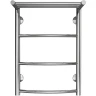 Водяной полотенцесушитель Azario Verona 400x600 П6 AZ04146P с полкой, нижнее/диагональное подключение, G 1/2 Хром