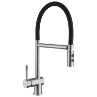 Смеситель для кухни Fmark FS0252L цвет Сатин