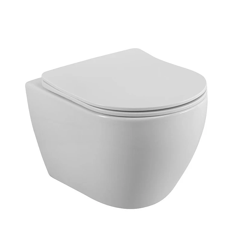Унитаз подвесной Cezares Вектор (Stylus) CZR-6601-TH-TOR/SC цвет Белый с сиденьем Микролифт