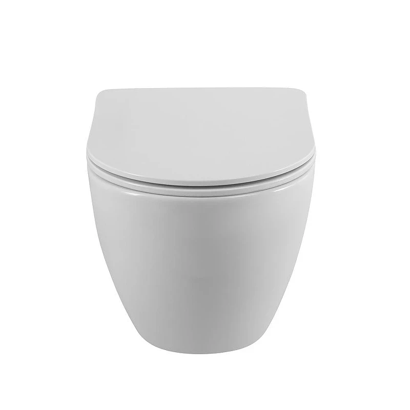 Унитаз подвесной Cezares Вектор (Stylus) CZR-6601-TH-TOR/SC цвет Белый с сиденьем Микролифт