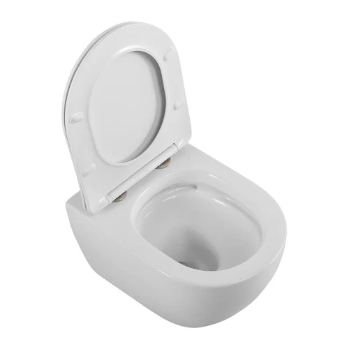 Унитаз подвесной Cezares Вектор (Stylus) CZR-6601-TH-TOR/SC цвет Белый с сиденьем Микролифт
