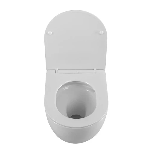 Унитаз подвесной Cezares Вектор (Stylus) CZR-6601-TH-TOR/SC цвет Белый с сиденьем Микролифт