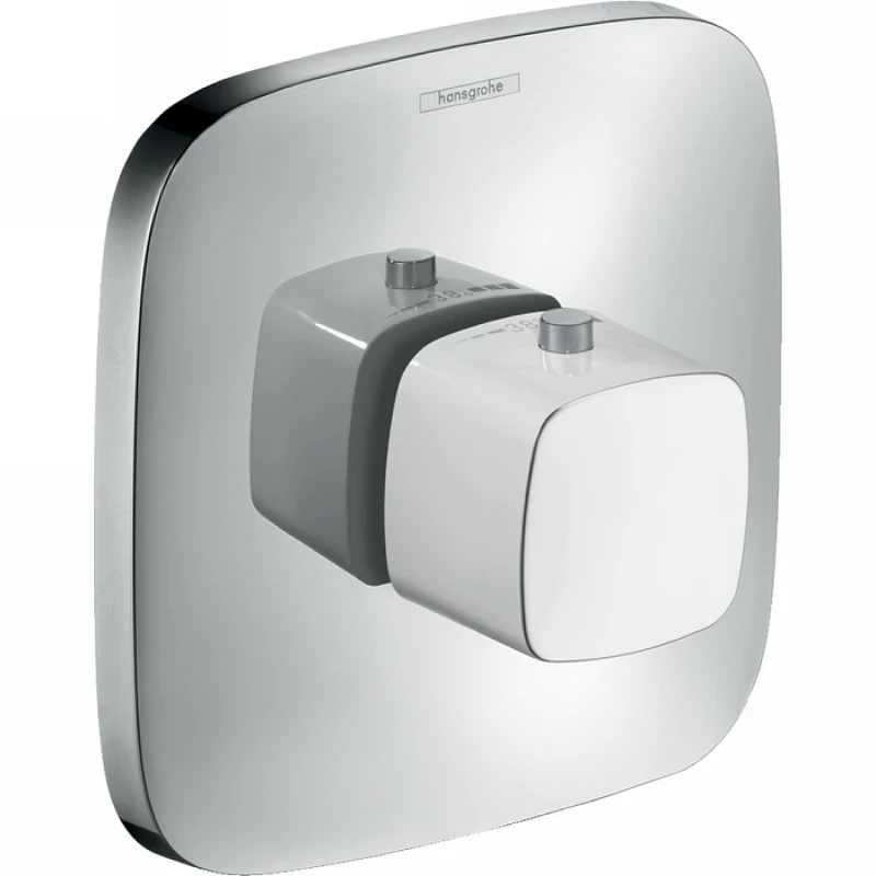 Смеситель для душа Hansgrohe PuraVida 15772400 с термостатом Хром Белый
