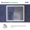 Зеркало Iddis Slide 80 SLI8000i98 с подсветкой с подогревом Черное c сенсорным выключателем и диммером стекло