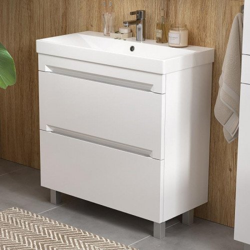 Тумба под раковину Equil Corner 80 tnCRNR80.2Y-06 цвет Белый