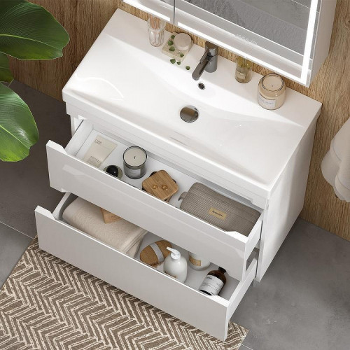 Тумба под раковину Equil Corner 80 tnCRNR80.2Y-06 цвет Белый