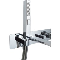 Смеситель для ванны Allen Brau Infinity 5.21007-00 Хром латунь встраиваемый
