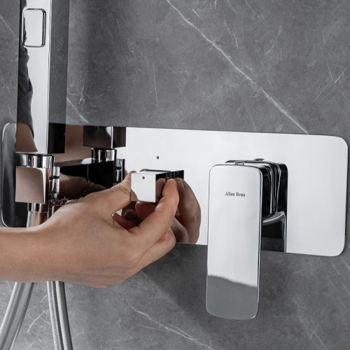 Смеситель для ванны Allen Brau Infinity 5.21007-00 Хром латунь встраиваемый