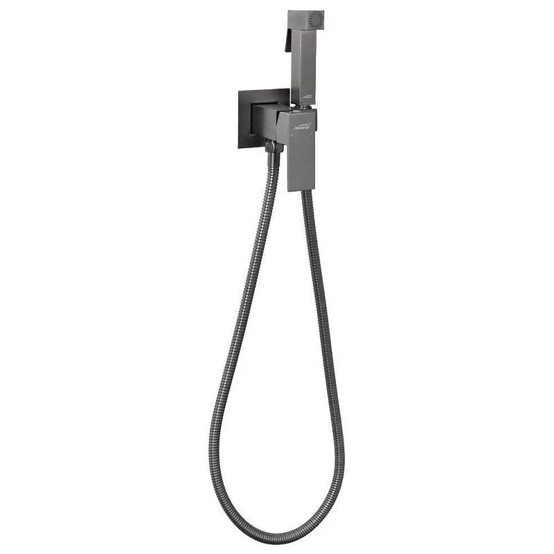 Гигиенический душ со смесителем Hansberge Cubito H3077BG цвет Графит