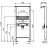 Инсталляция Ideal Standard Prosys R010267 для раковины Серая