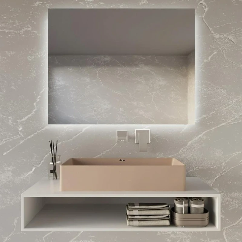 Раковина-чаша Abber Rechteck 60 AC2220MK цвет Хаки матовый