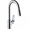 Смеситель для кухни Hansgrohe Focus M42 71800000 Хром латунь