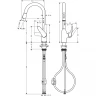 Смеситель для кухни Hansgrohe Focus M42 71800000 Хром латунь