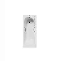 Чугунная ванна Vinsent Veron Concept 140x70 VCO1407042H/VH0015BR цвет Белый с дугообразными бронзовыми ручками
