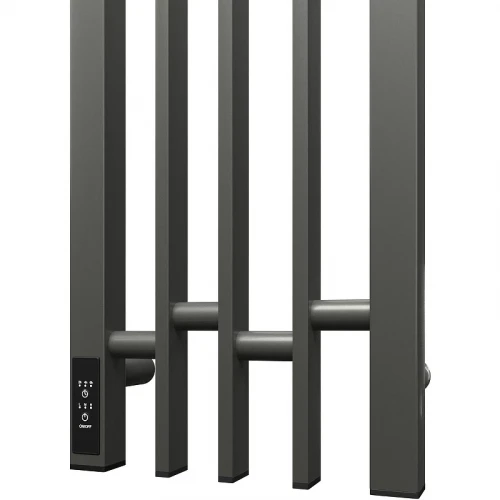 Электрический полотенцесушитель Point Фрея PN20738GB П2 180x800 диммер слева Графит блеск