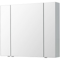 Зеркальный шкаф Aquanet Алвита New 90 303895 Серый матовый МДФ / ЛДСП, стекло