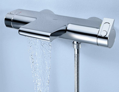 Смеситель для ванны Grohe Grohtherm 2000 34174001 с термостатом Хром латунь на стену