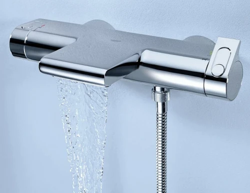 Смеситель для ванны Grohe Grohtherm 2000 34174001 с термостатом Хром латунь на стену