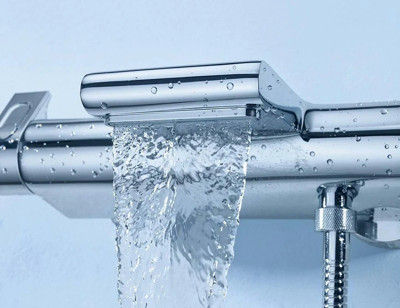 Смеситель для ванны Grohe Grohtherm 2000 34174001 с термостатом Хром латунь на стену