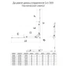 Душевой уголок Veconi Evo 300 GR 120х80 E3-GR-12080-01-C9 профиль Графит брашированный стекло прозрачное