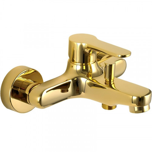 Смеситель для ванны Remer Winner W05DO Золото латунь на стену