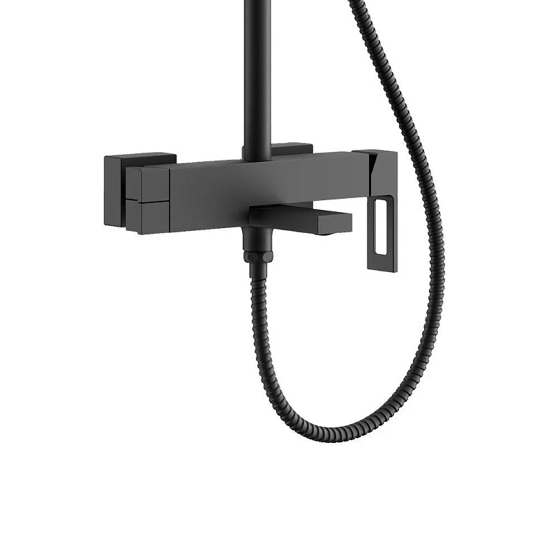 Душевая система Belz B658-7 B24658-7 цвет Черный матовый