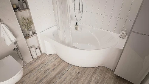 Акриловая ванна Marka One Ergonomika 158-175x110 L 01эрг17511л без гидромассажа