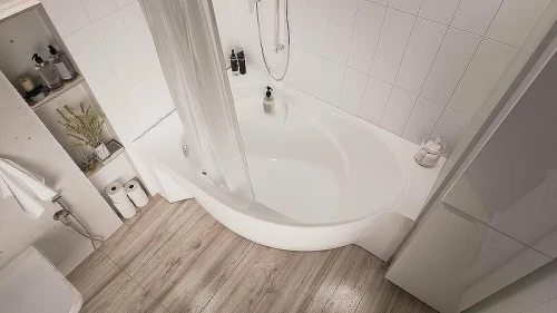 Акриловая ванна Marka One Ergonomika 158-175x110 L 01эрг17511л без гидромассажа