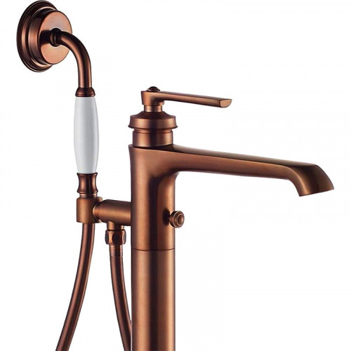 Смеситель для ванны Swedbe Terracotta Art 2514 Терракота латунь на пол