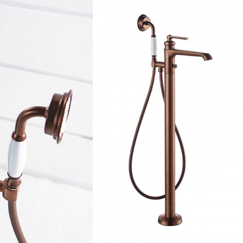 Смеситель для ванны Swedbe Terracotta Art 2514 Терракота латунь на пол