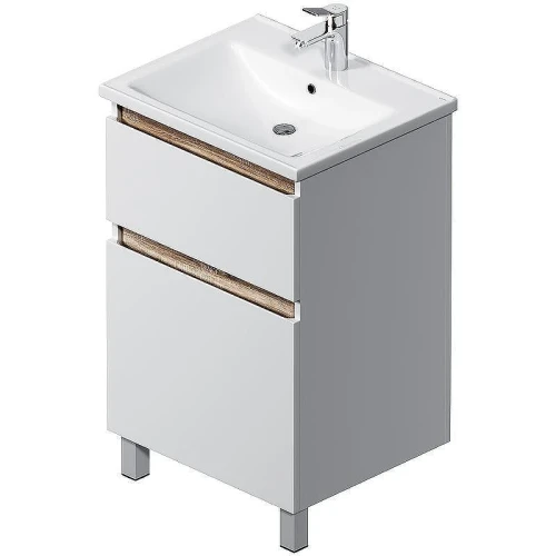 Тумба с раковиной AM.PM X-Joy 55 M85AFSX0552WG+X-Joy 55 M85AWCC0552WG64 Белый глянец