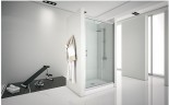 Душевая дверь Aquanet Alfa NAA6121 160 273611 профиль Хром стекло прозрачное