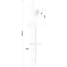 Душевой гарнитур Melodia della vita Luxe Round MSC00102C Хром
