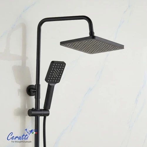 Душевая система Ceruttispa Клелия (Clelia) RSMB CT12056 12056 цвет Черный матовый