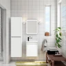 Тумба под раковину Art&Max Family 40 Family-400-1D-SO-BL подвесная Белая глянцевая
