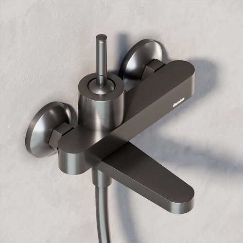 Смеситель для ванны Damixa Arc 291000300 Черный матовый латунь на стену