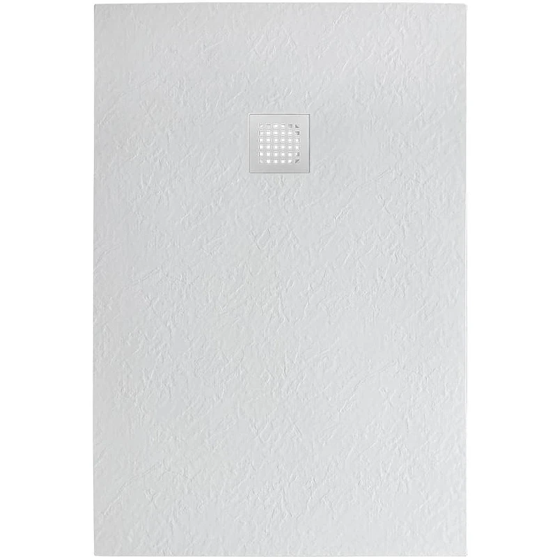 Душевой поддон из искусственного камня BelBagno Uno 100x80 TRAY-MR-UNO-AH-100/80-35-W-BO Белый