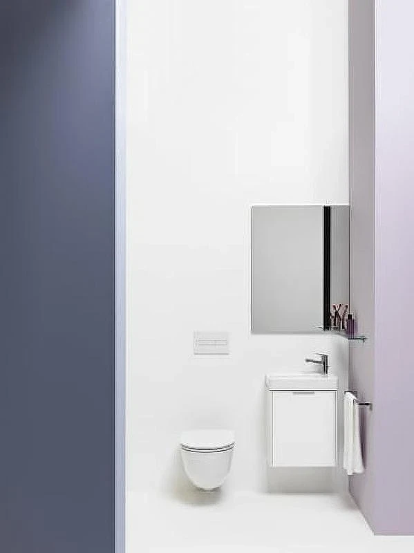 Унитаз с инсталляцией Laufen Pro Rimless 8.2096.6.000.000.1+8.9896.6.000.000.1 + Alcaplast Sadroмodul AM101/1120-0001+M71 с сиденьем Микролифт с клавишей смыва Хром