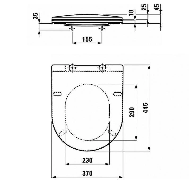 Унитаз с инсталляцией Laufen Pro Rimless 8.2096.6.000.000.1+8.9896.6.000.000.1 + Alcaplast Sadroмodul AM101/1120-0001+M71 с сиденьем Микролифт с клавишей смыва Хром