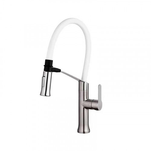 Смеситель для кухни Fashun A54501-8 цвет Сатин Белый