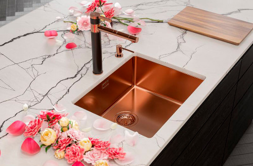 Кухонная мойка Alveus Kombino 50 Monarch Bronze SAT-90 540x440x195 U 1122674 Бронза нержавеющая сталь встраиваемый