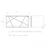 Тумба под раковину Vigo Geometry 80 035 подвесная цвет Бетон