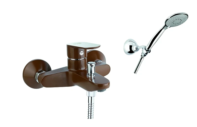 Смеситель для ванны Fiore Kevon Chic 81MX8150 цвет Хром Коричневый