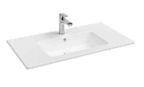 Раковина встраиваемая сверху Isvea SistemaT 92 10SL50091 цвет Белый