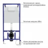 Комплект унитаза с инсталляцией Berges Sigma 043404 цвет Белый с сиденьем Микролифт и клавишей смыва цвет Черный матовый