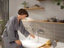 Смеситель для ванны Hansgrohe Rebris E 72450000 Хром латунь на стену