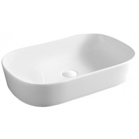 Раковина Artceram Ghost 65 GHL002 01 00 Белая фарфор накладная