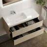 Тумба под раковину Sancos Snob R 100 L SNR100LCE подвесная Beige Soft МДФ / ЛДСП