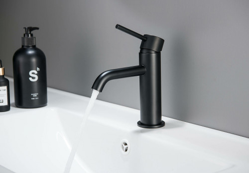 Смеситель для раковины Aquatek Европа AQ1310MB Черный матовый латунь